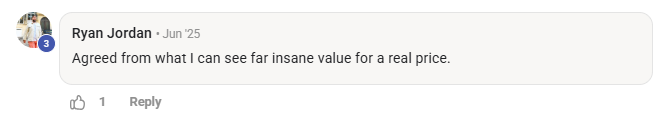 Ryan Jordan — Insane value for a real price