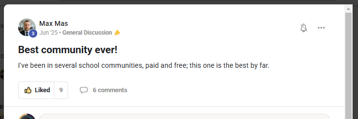 Max Mas — Best community ever
