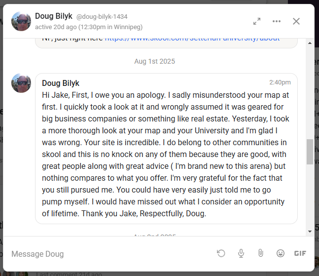 Doug Bilyk — An opportunity of a lifetime