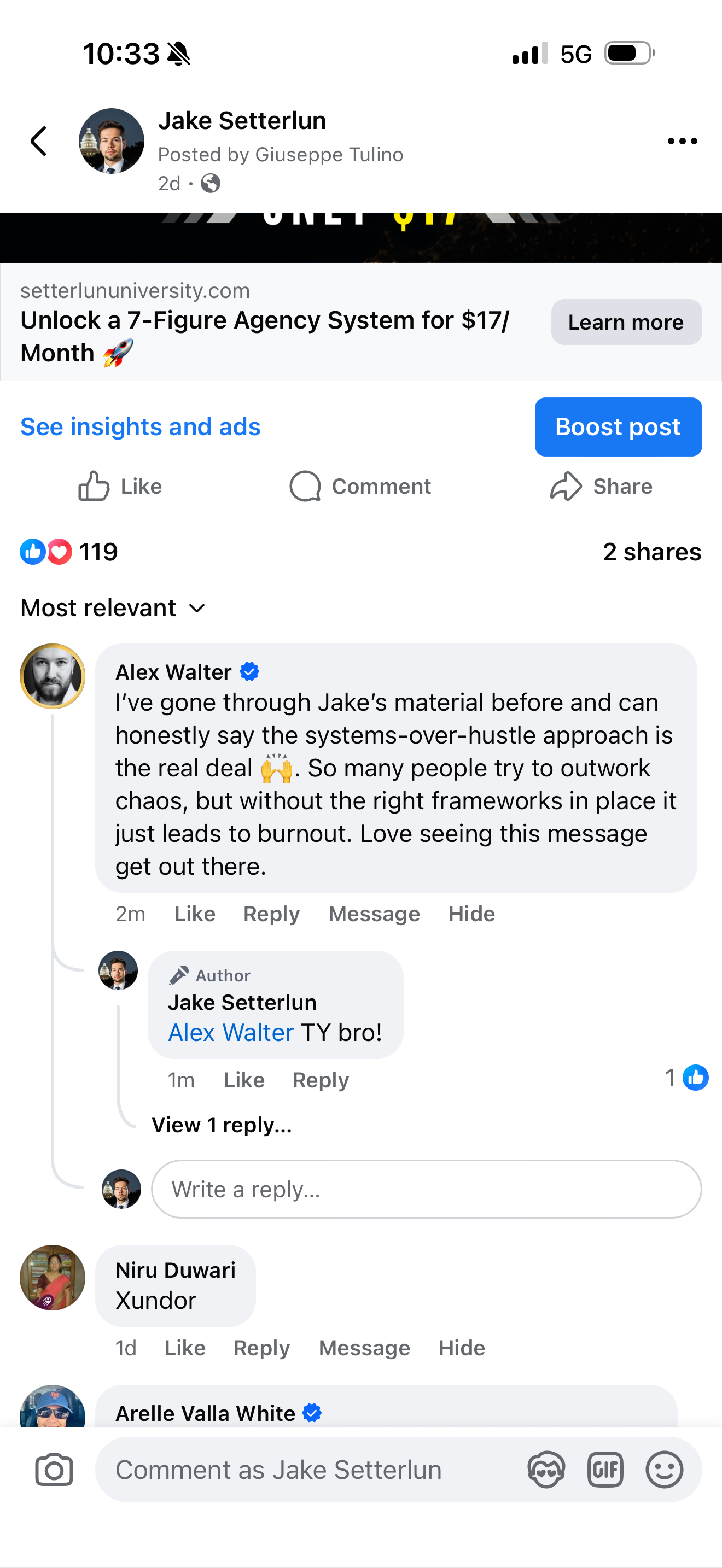 Alex Walter — The systems over hustle approach is the real deal