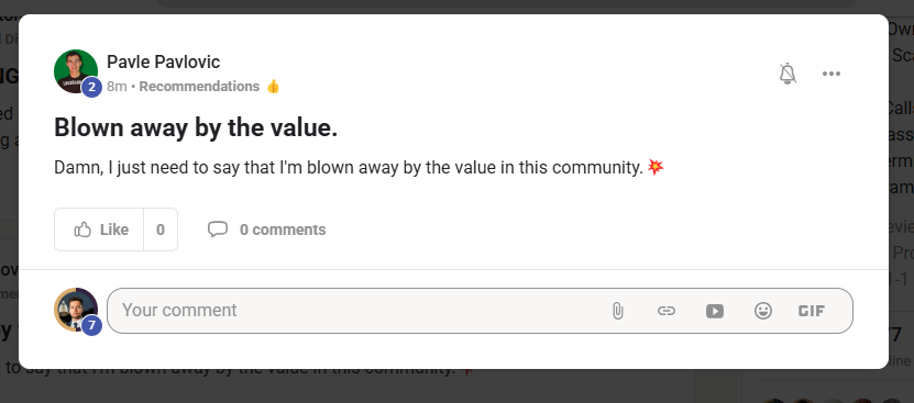 Pavle Pavlovic — Blown away by the value in this community