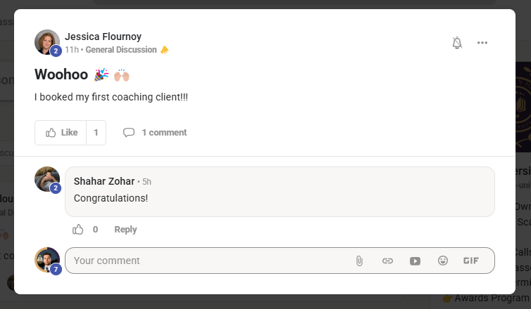 Jessica Flournoy — Booked my first coaching client