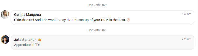 Garima Mangotra — Your CRM setup is the best