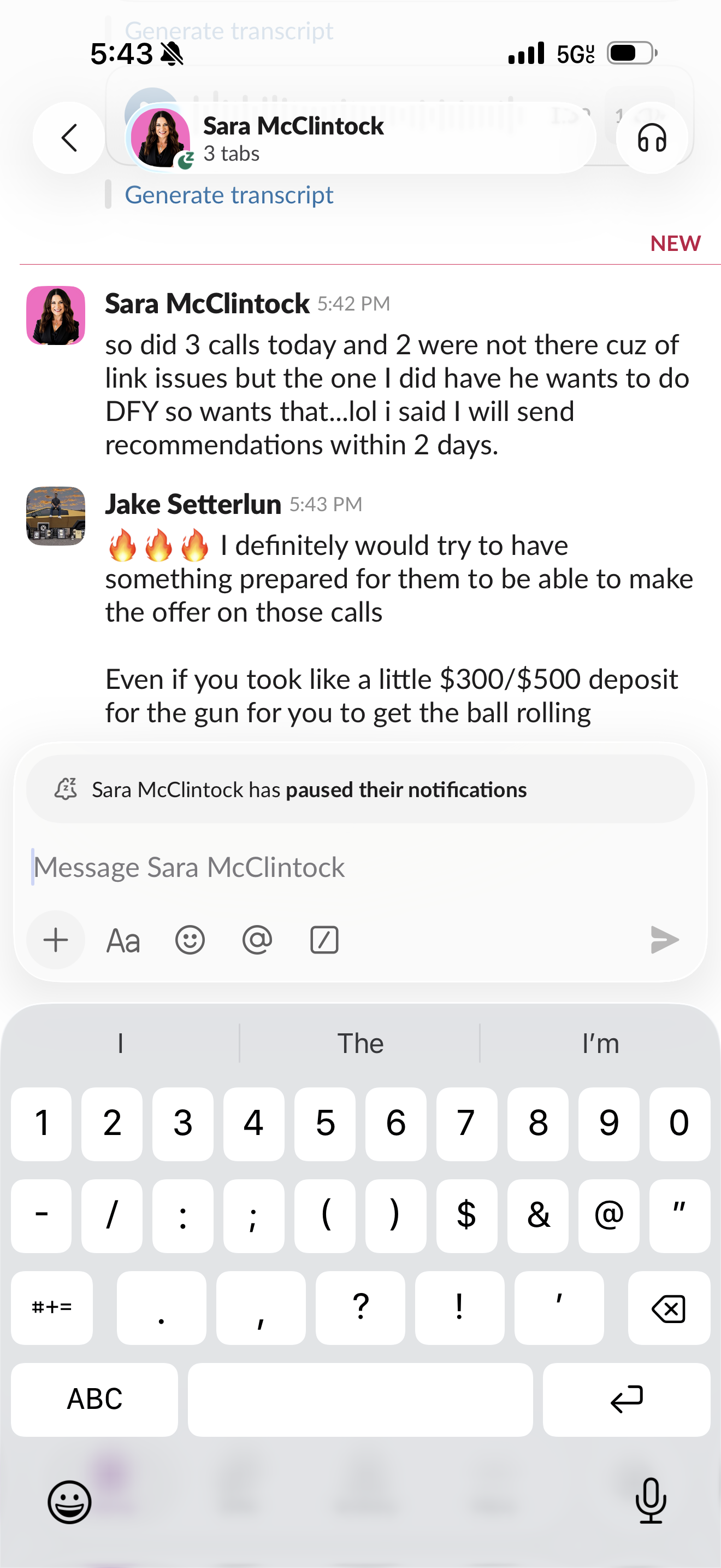 Sara McClintock — 1 live call led to a DFY buyer opportunity