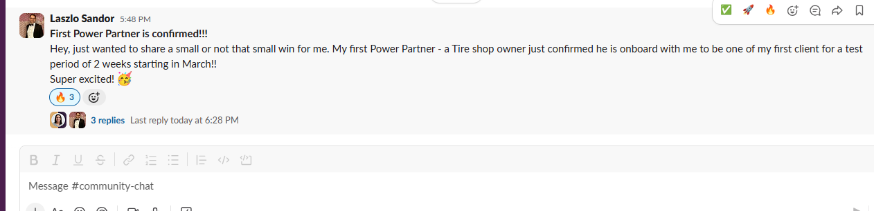 Laszlo Sandor — First power partner confirmed
