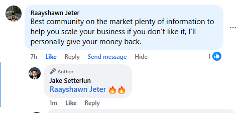 Raayshawn Jeter — Best community on the market for scaling your business