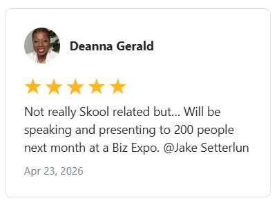 Deanna Gerald — Speaking and presenting to 200 people next month