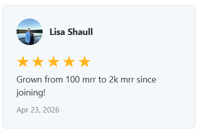 Lisa Shaull — Grew from $100 MRR to $2K MRR