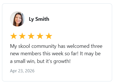 Ly Smith — Welcomed 3 new members this week