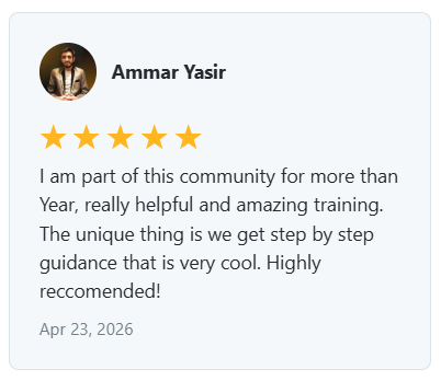 Ammar Yasir — More than a year in, and still highly recommends it